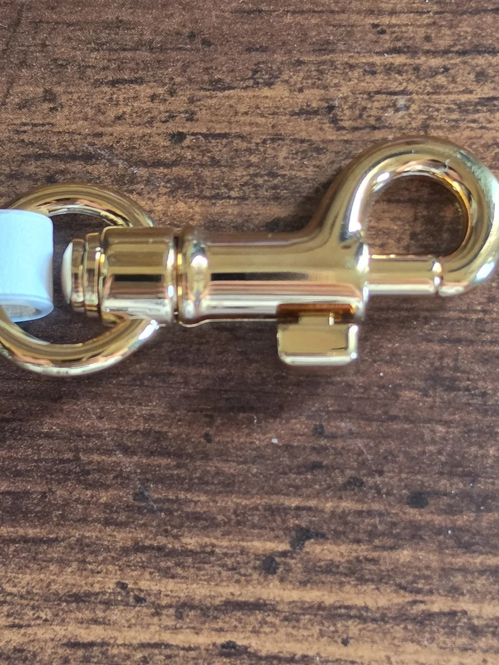 Dolce & Gabbana Keychain Black Silicone DG Logo Gold Brass Keyring
